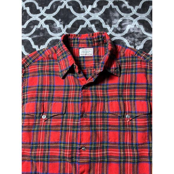 Vintage Abercrombie & Fitch Viyella Wool Blend Flannel Turned Vest Scotland Wove - Picture 2 of 7